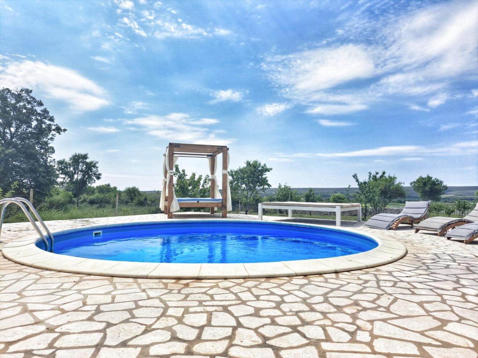 Villa Stone Pearl With Heated Swimming Pool Sveti Filip i Jakov Extérieur photo